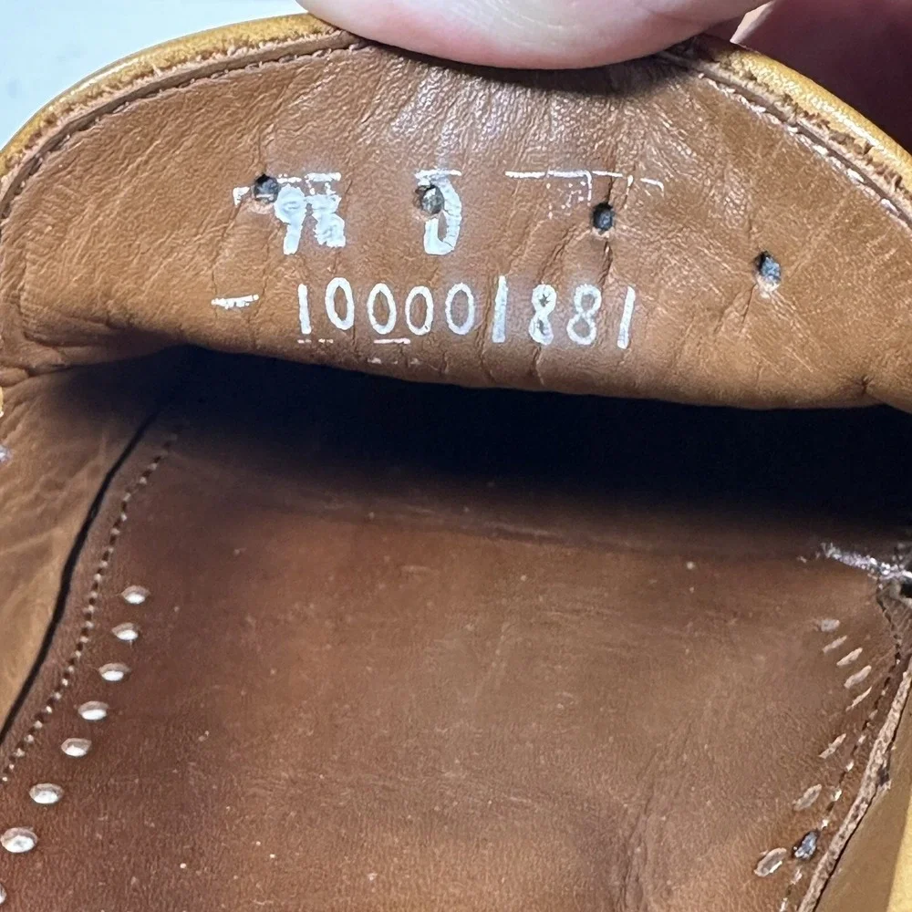 Brooks Brothers Brown Leather Penny Loafers Dress Shoes Mens Size 9.5 D USA Made